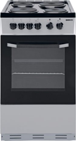 Beko - BS530 Single - Electric Cooker - Silver/Ins/Del/Rec